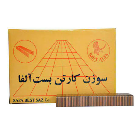 سوزن منگنه مبلی بست الفا سایز 80/16کارتن کامل ۲۸ عددی