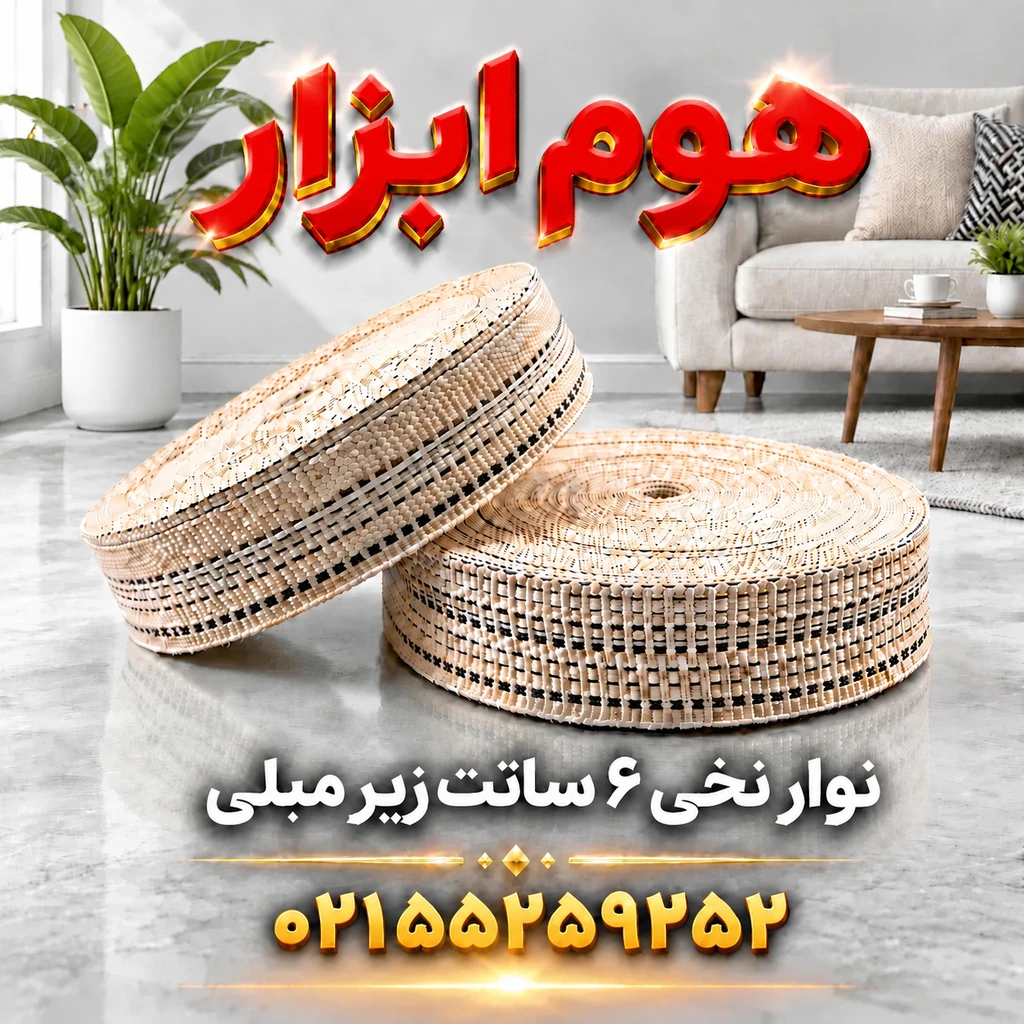 نوار نخی زیر مبلی ۶ سانت